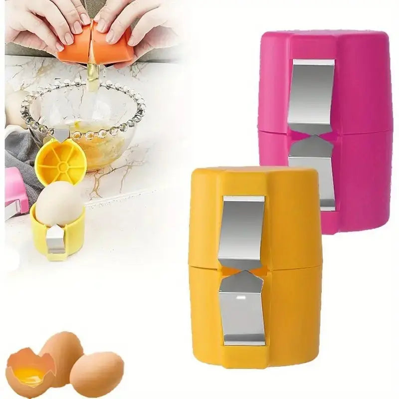 Creative Eggshell Opener, Egg Beater, Eggshell Separator, Restaurant Kitchen Baking Tool, Easily Separate Eggs-Household Egg Shell Cutting Tool