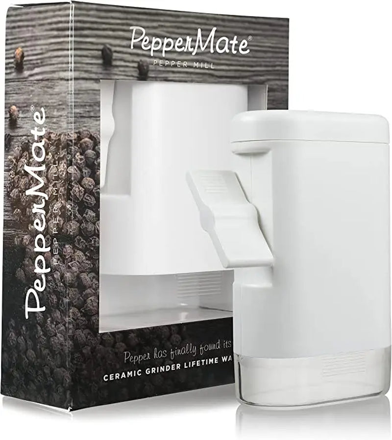 The Famous & Best Pepper Grinder with Lifetime Warranty. the Peppermate Manual Pepper Mill Ceramic Grinder for Pepper, Salt and Seasonings.