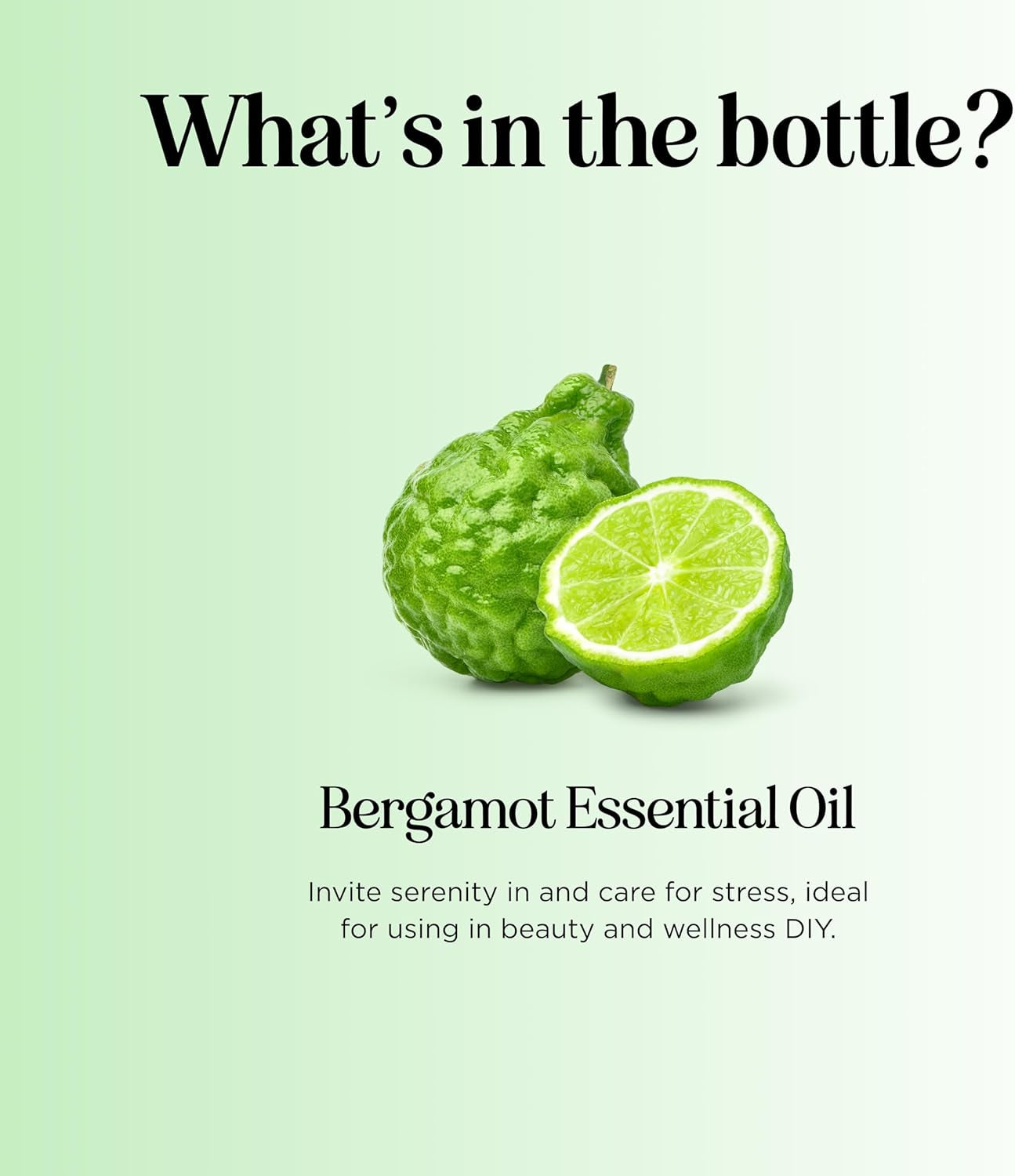 Bergamot Essential Oil for Diffuser Aromatherapy - 100% Pure Citrus Bergamot Oil for Hair Skin and Nails plus Undiluted Relaxing Aromatherapy Essential Oil for Diffusers Baths and Topical Uses 1Oz