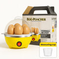 Rapid Egg Cooker,350W Rapid Electric Egg Maker, Egg Steamer,Egg Boiler,Cookers with Automatic Shut Off,7 Eggs Capacity Lazy Egg Boiler,Multifunction Heated Milk,Heated Food