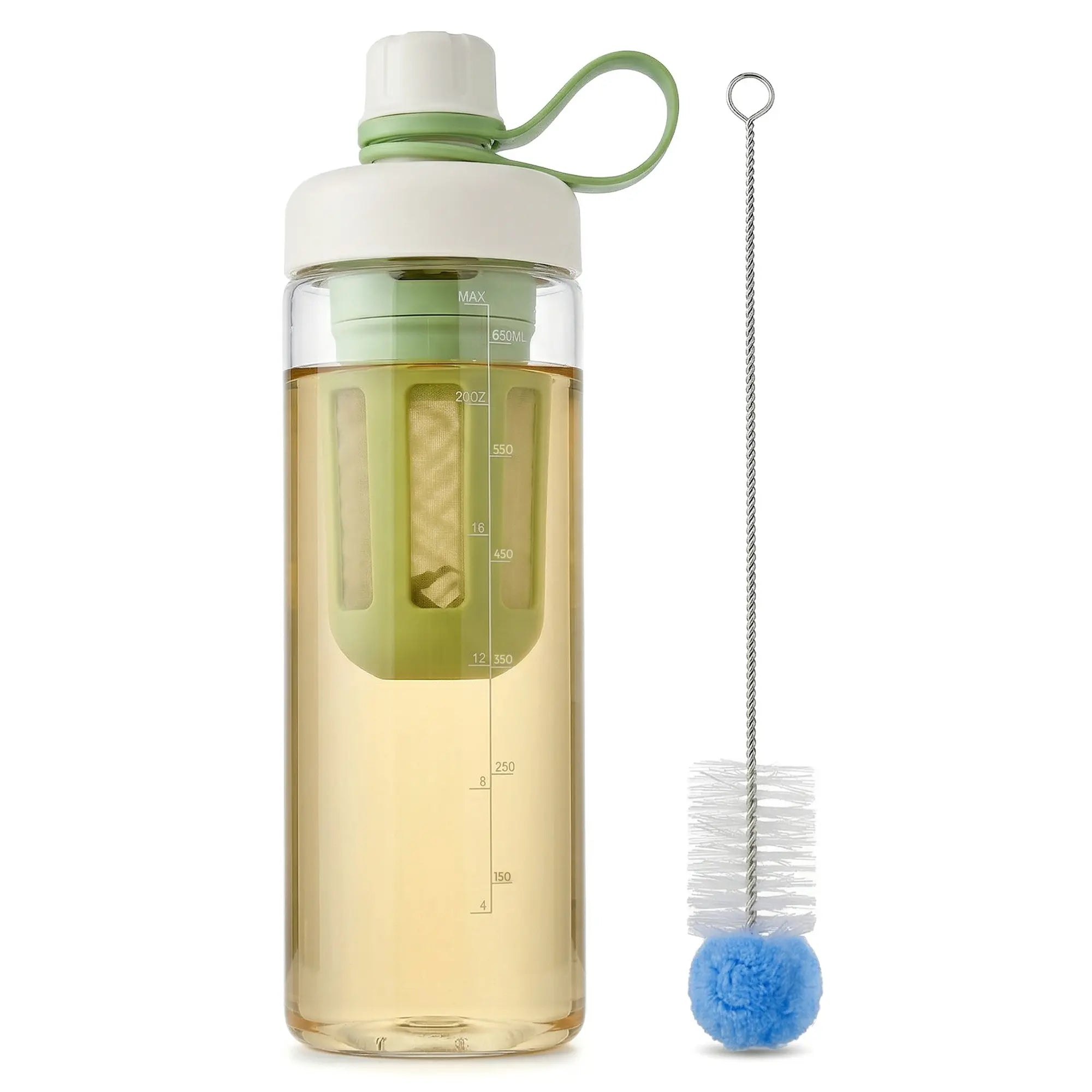 SUSTEAS Reusable Portable Washable Cold Brew Coffee Tumbler with Digital Scale and Dual-Function Tea Filter Net Summerwins
