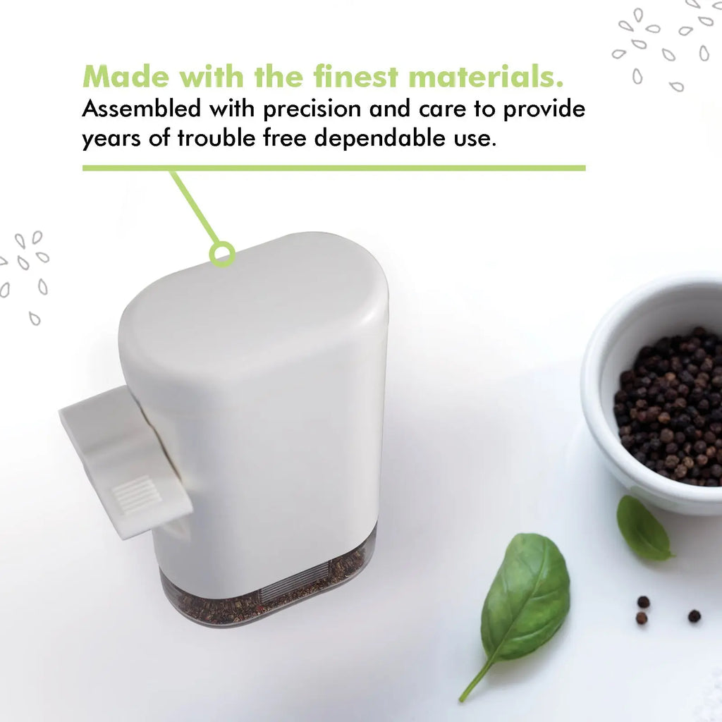 The Famous & Best Pepper Grinder with Lifetime Warranty. the Peppermate Manual Pepper Mill Ceramic Grinder for Pepper, Salt and Seasonings.