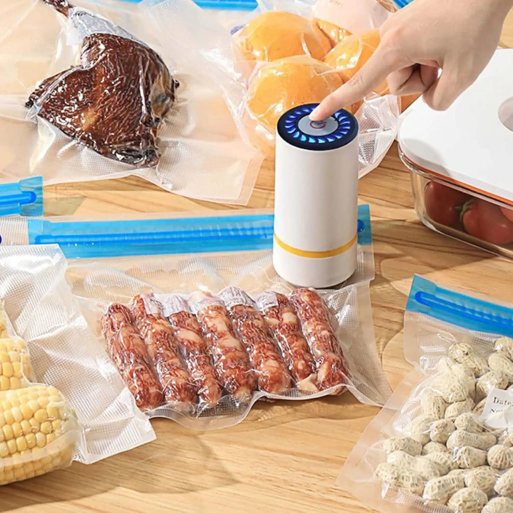 Compact Vacuum Sealer for Food ,Powerful Handheld Vacuum Sealer Machine, Seal Meal Saver, Portable Food Sealer
